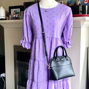 💜SOLD💜Lilac Puff Dress